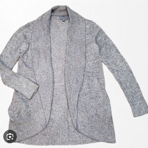 Barefoot Dreams Heathered Gray Cardigan